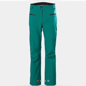Helly Hansen alphelia ski pant in emerald